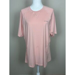 Columbia Sportswear Company Pink Athletic Top Women's Size XXL (P14)